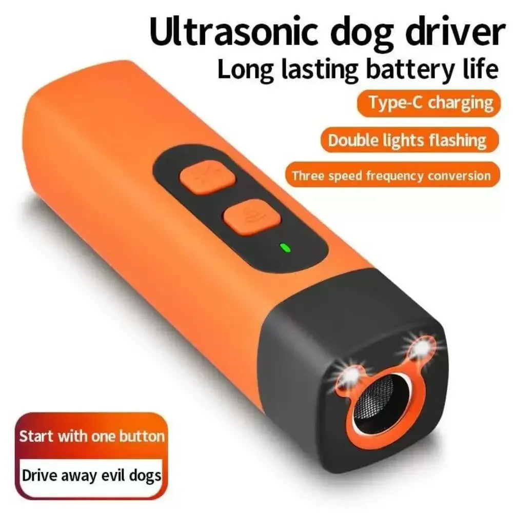 Pet Training Control Device Rechargeable Ultrasonic Dog Barking Deterrent Traine